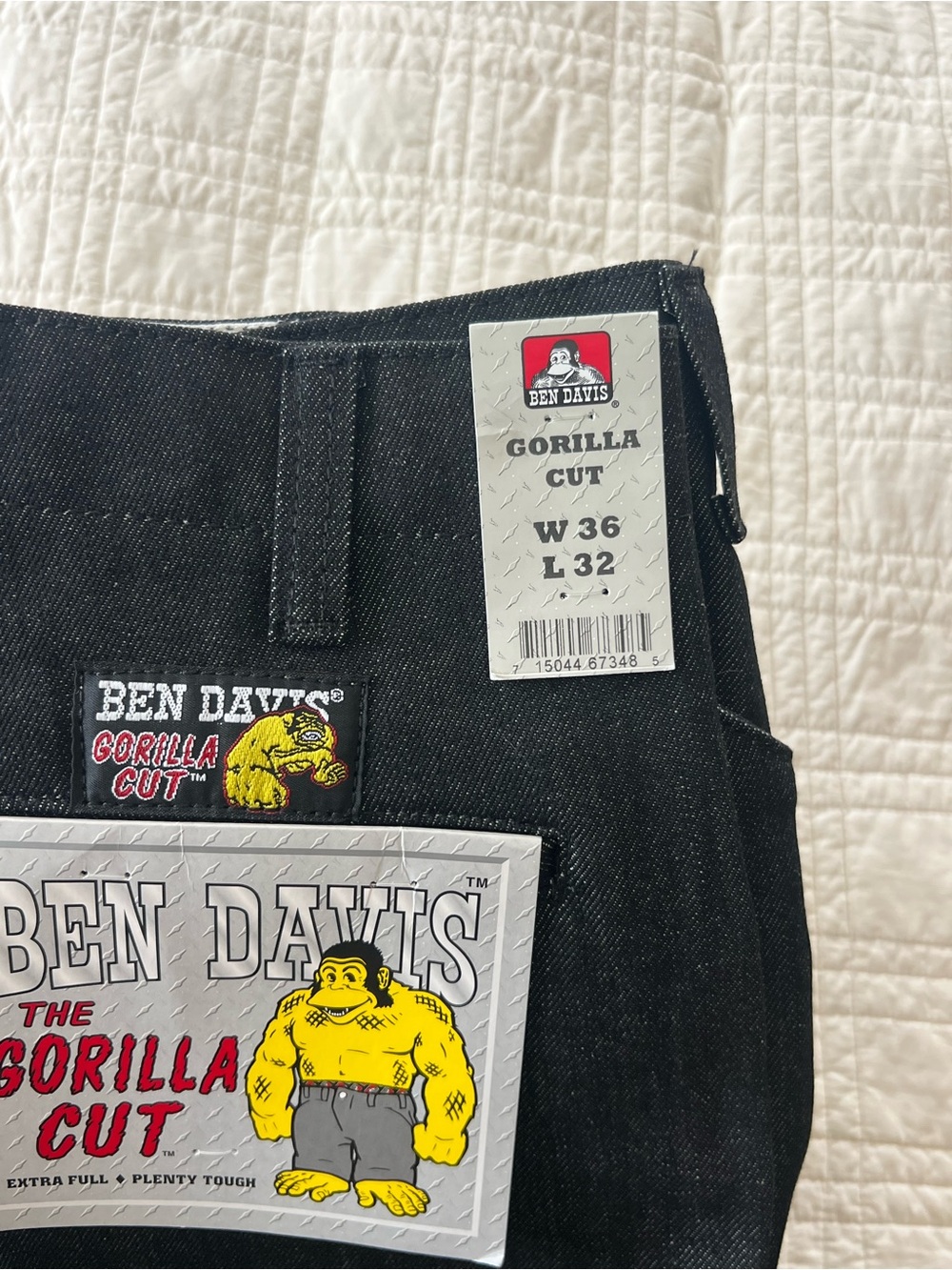 Ben Davis Black Gorilla Cut Relaxed Jeans